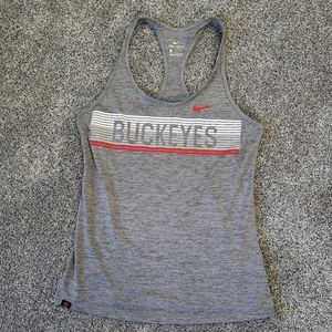Nike Dri-Fit Racerback Buckeyes Tank Top Size Medium